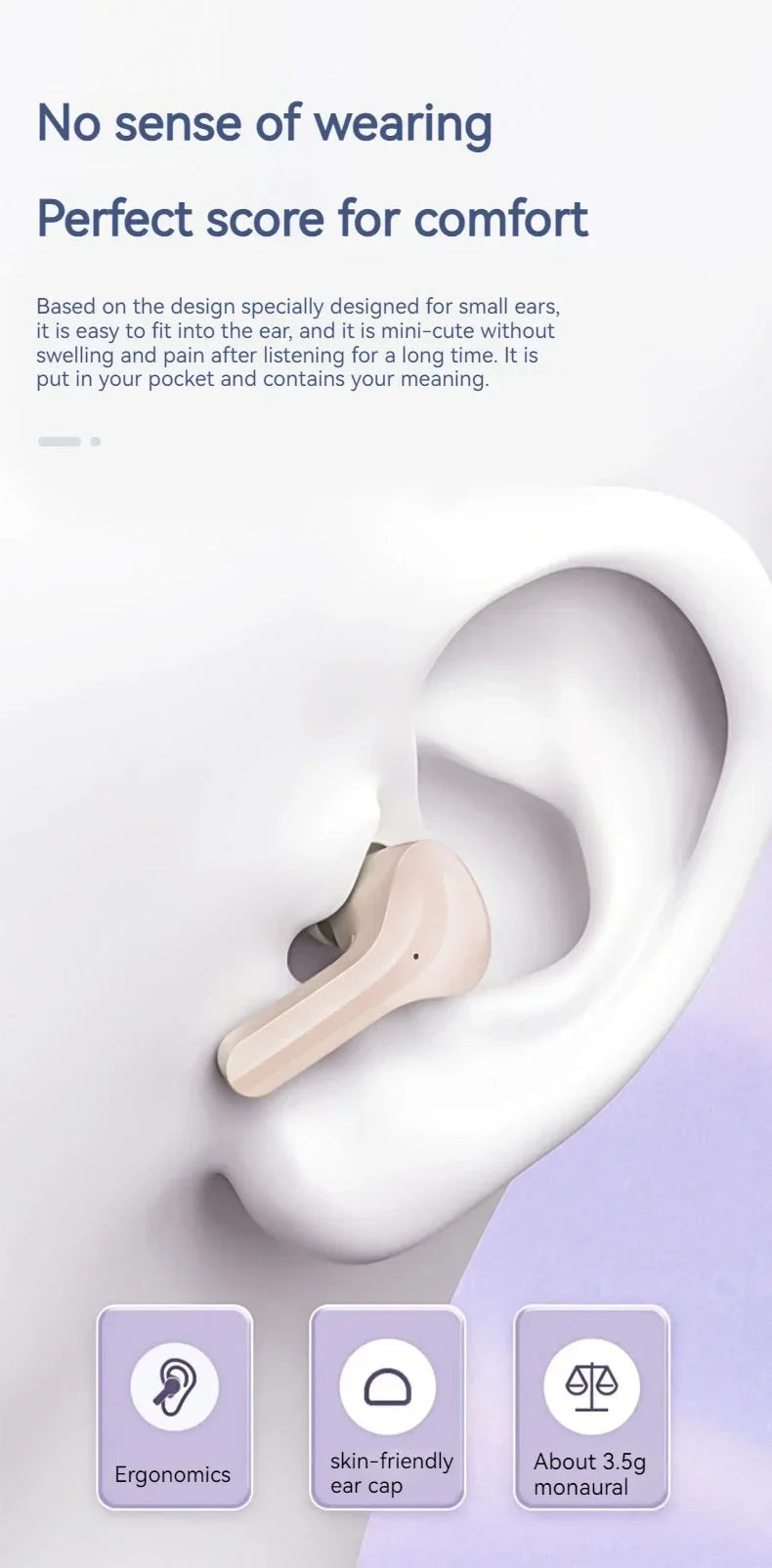 T6 tws Bluetooth Wireless Headset 5.0 ENC Headphones LED Power Digital Display Stereo Sound Earphones for all smartphone